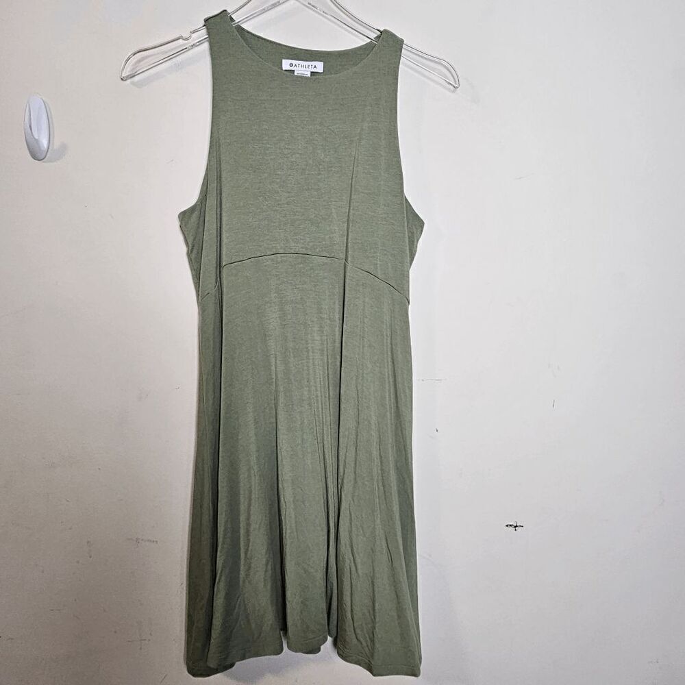 Athleta Santorini Thera Dress 531173 Women's Green Size Small/Petite